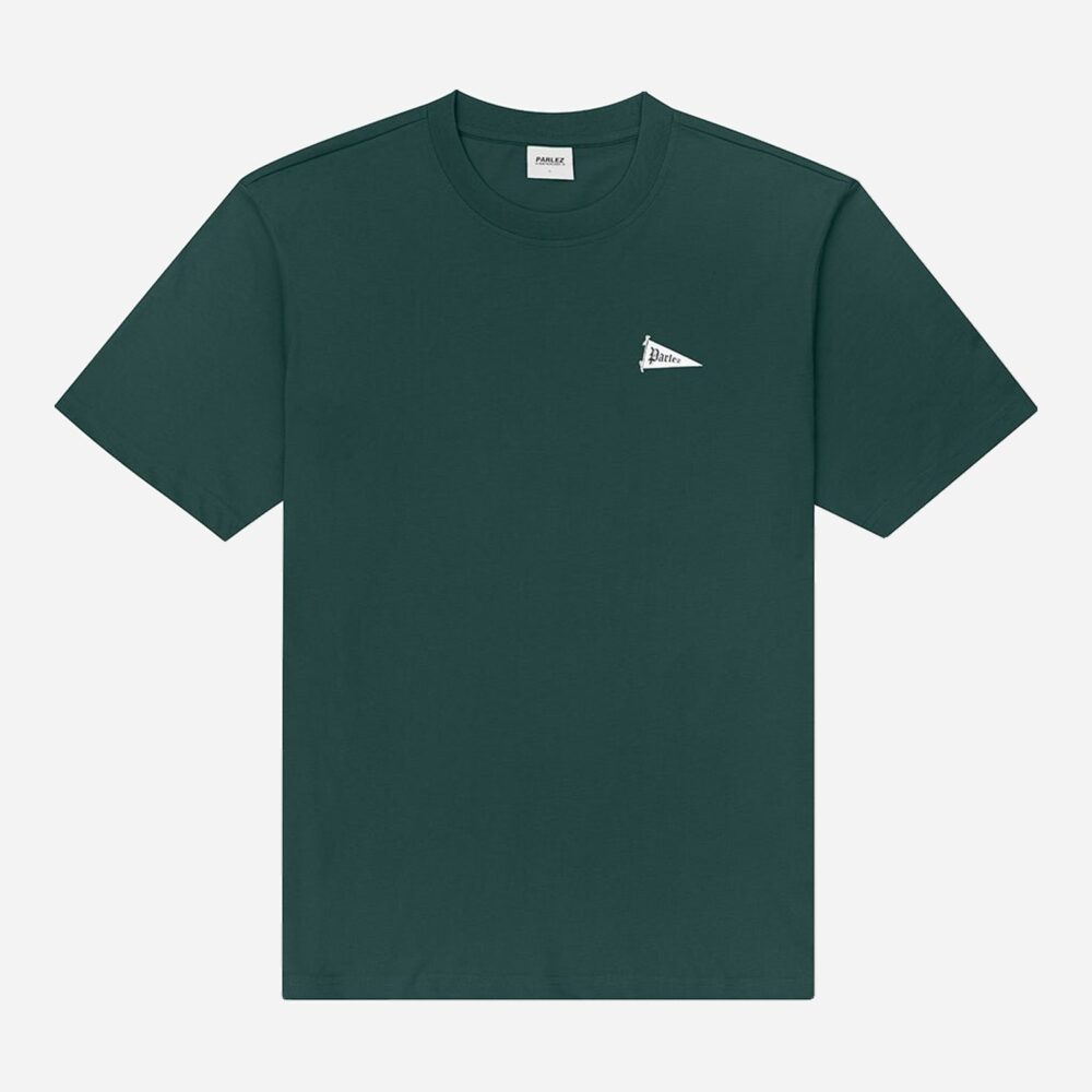 Parlez Pennant Tee - Deep Green Parlez Pennant Tee - Deep Green