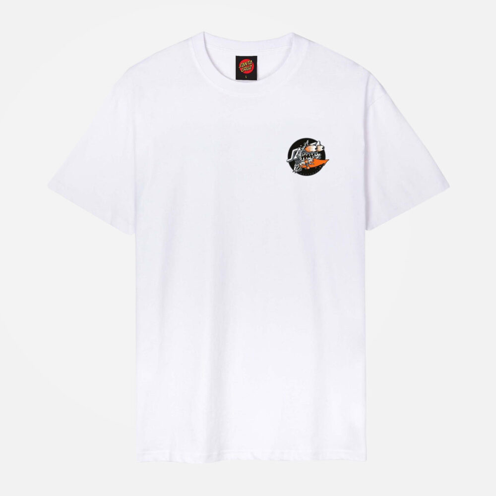 Santa Cruz Meek Slasher Box Tee - White