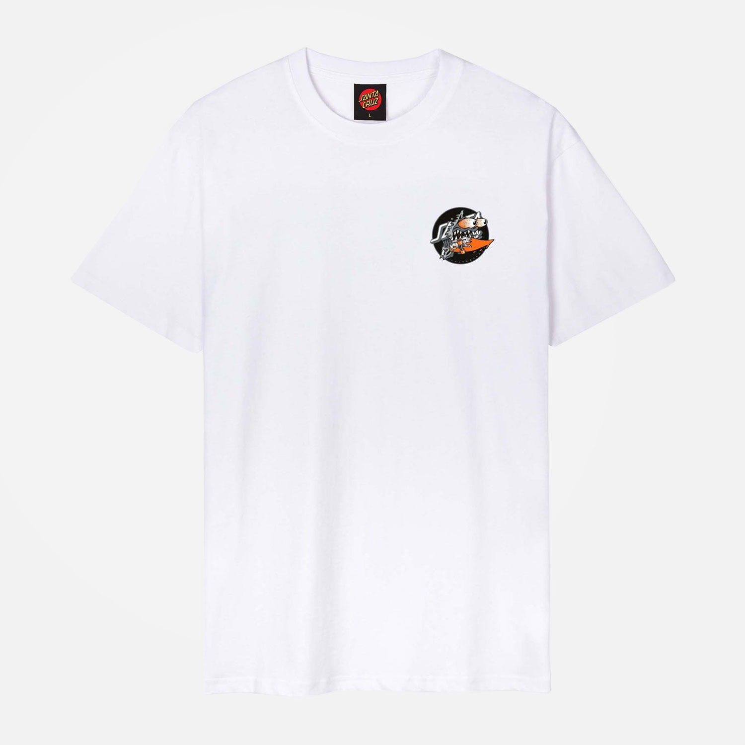Santa Cruz Meek Slasher Box Tee - White