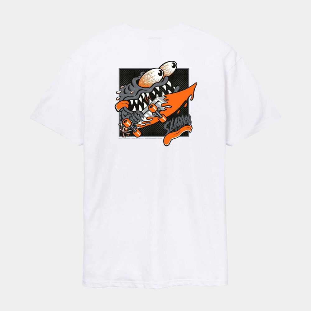 Santa Cruz Meek Slasher Box Tee - White