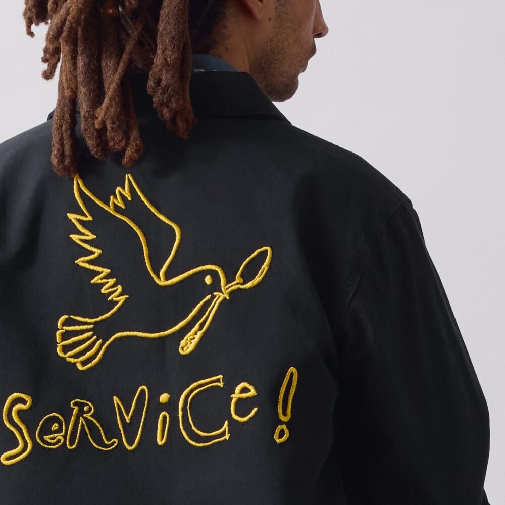 Service Works Dove Work Jacket - Black Service Works Dove Work Jacket - Black