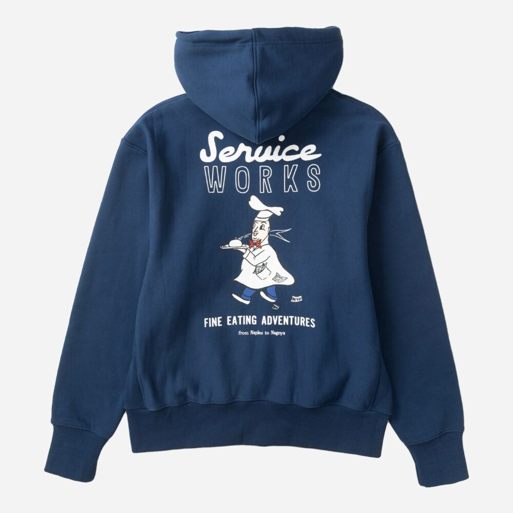 Service Works Eating Adventures Hoodie - Navy Service Works Eating Adventures Hoodie - Navy