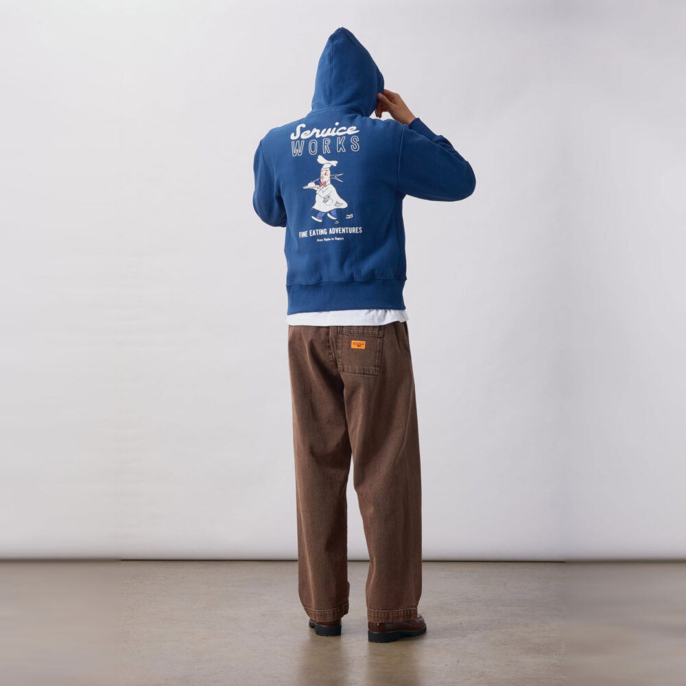Service Works Eating Adventures Hoodie - Navy Service Works Eating Adventures Hoodie - Navy