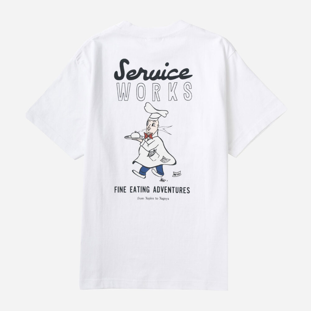 Service Works Eating Adventures Tee - White Service Works Eating Adventures Tee - White