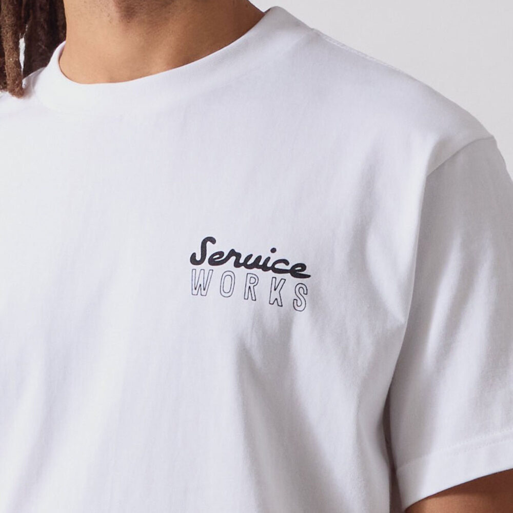 Service Works Eating Adventures Tee - White Service Works Eating Adventures Tee - White