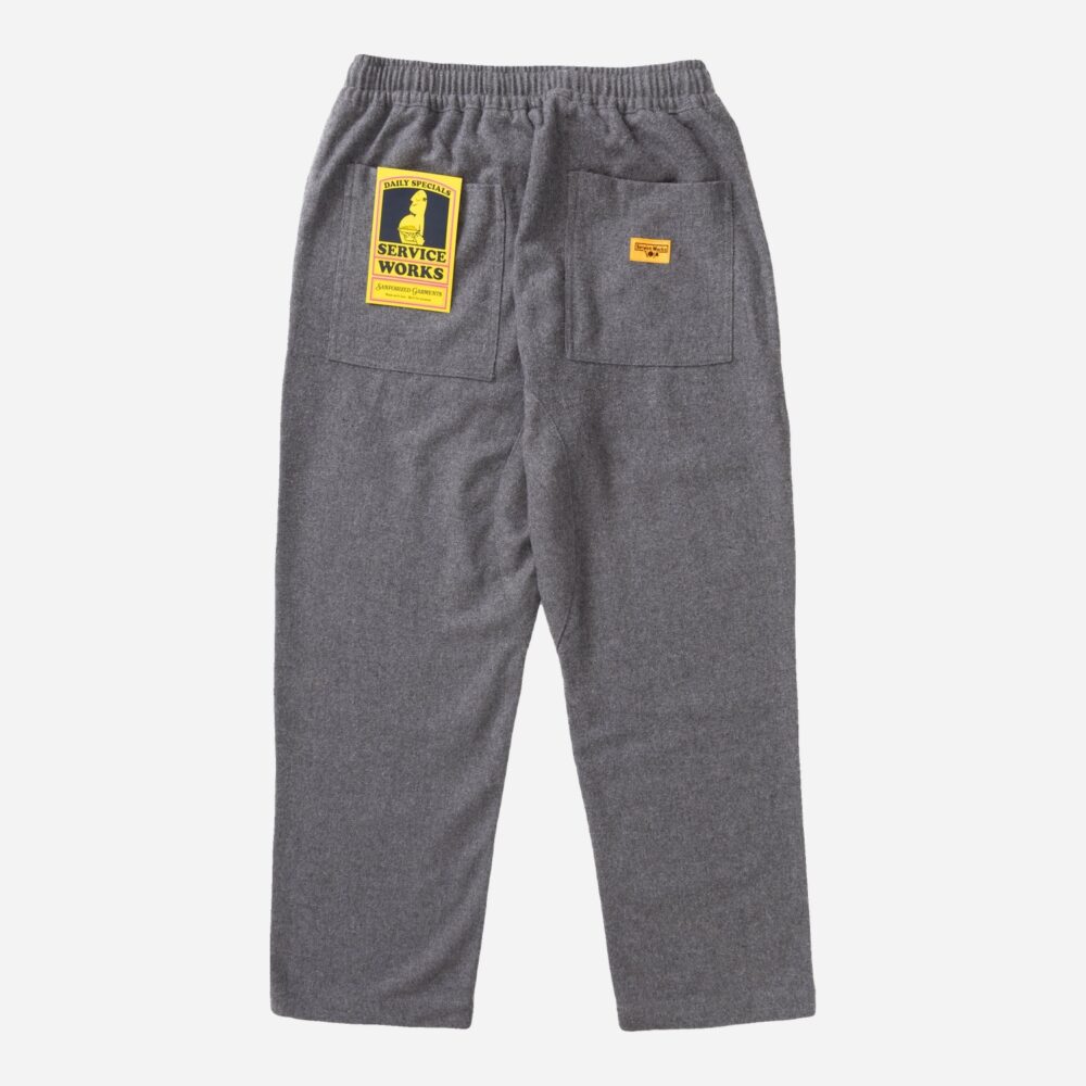 Service Works Flannel Chef Pant - Charcoal Service Works Flannel Chef Pant - Charcoal