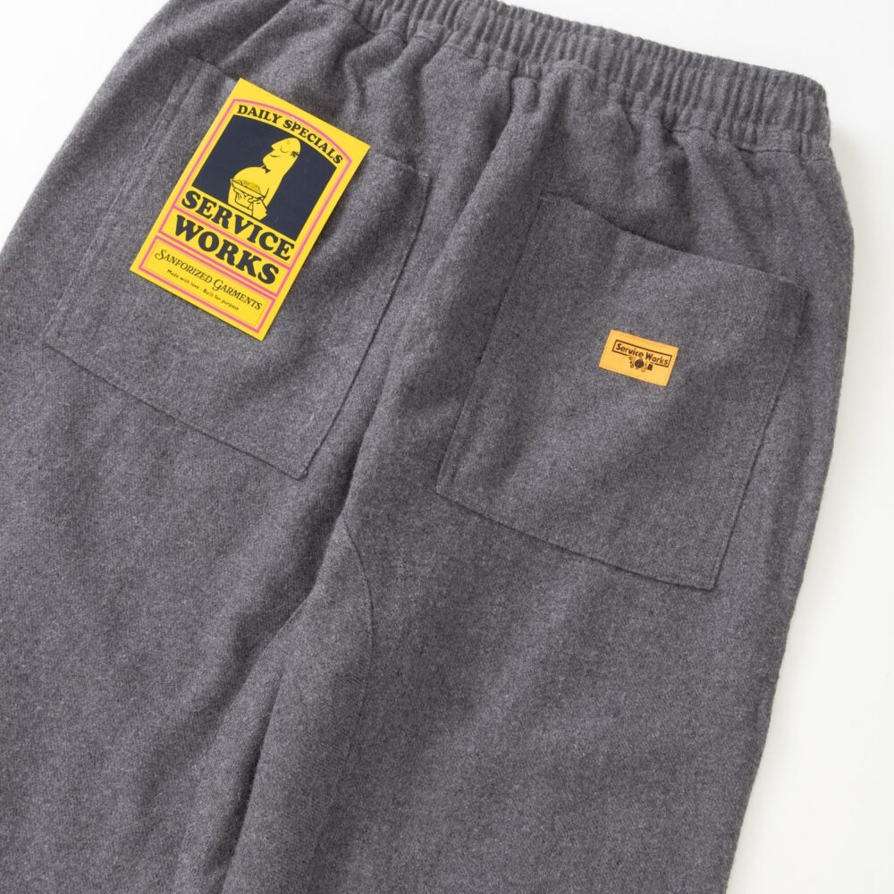 Service Works Flannel Chef Pant - Charcoal Service Works Flannel Chef Pant - Charcoal