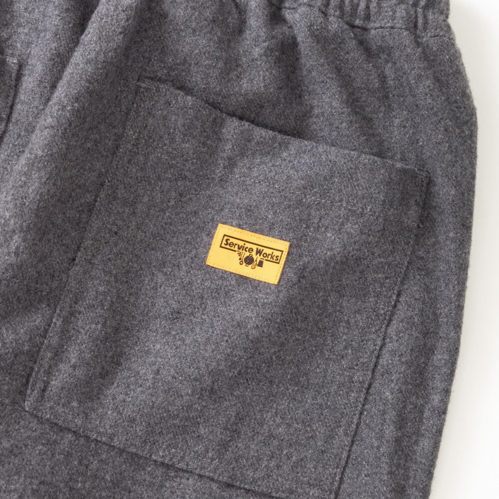 Service Works Flannel Chef Pant - Charcoal
