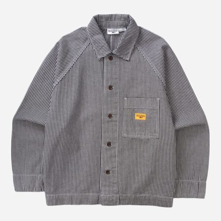 Service Works House Gingham FOH Overshirt - Black Service Works House Gingham FOH Overshirt - Black