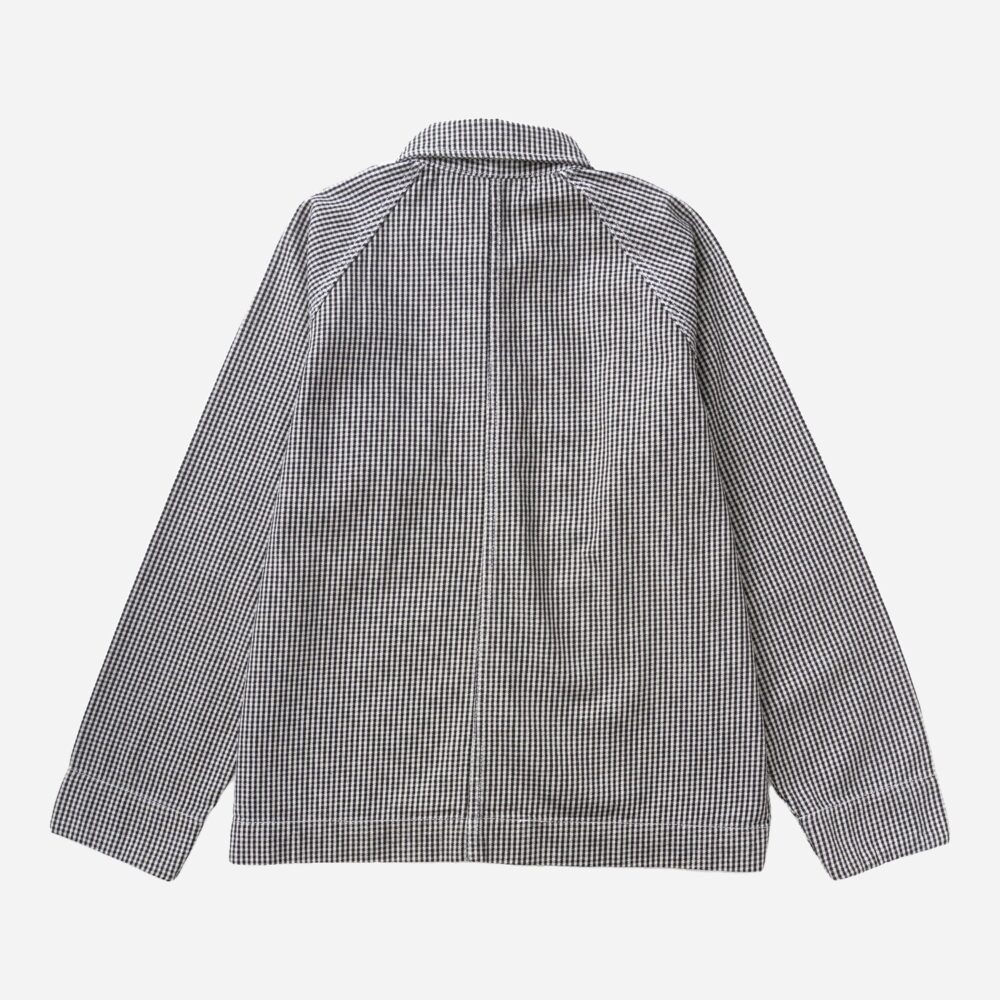 Service Works House Gingham FOH Overshirt - Black Service Works House Gingham FOH Overshirt - Black