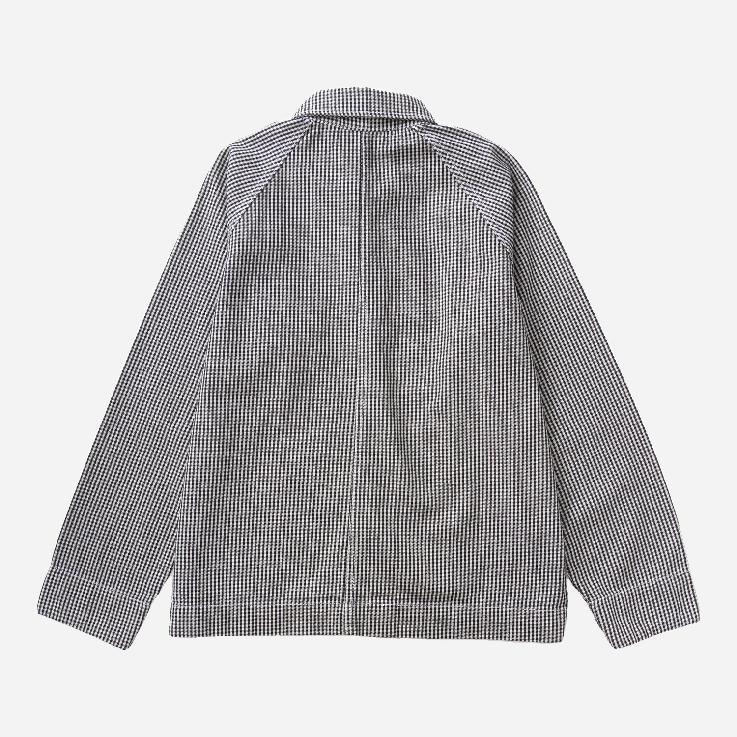 Service Works House Gingham FOH Overshirt - Black