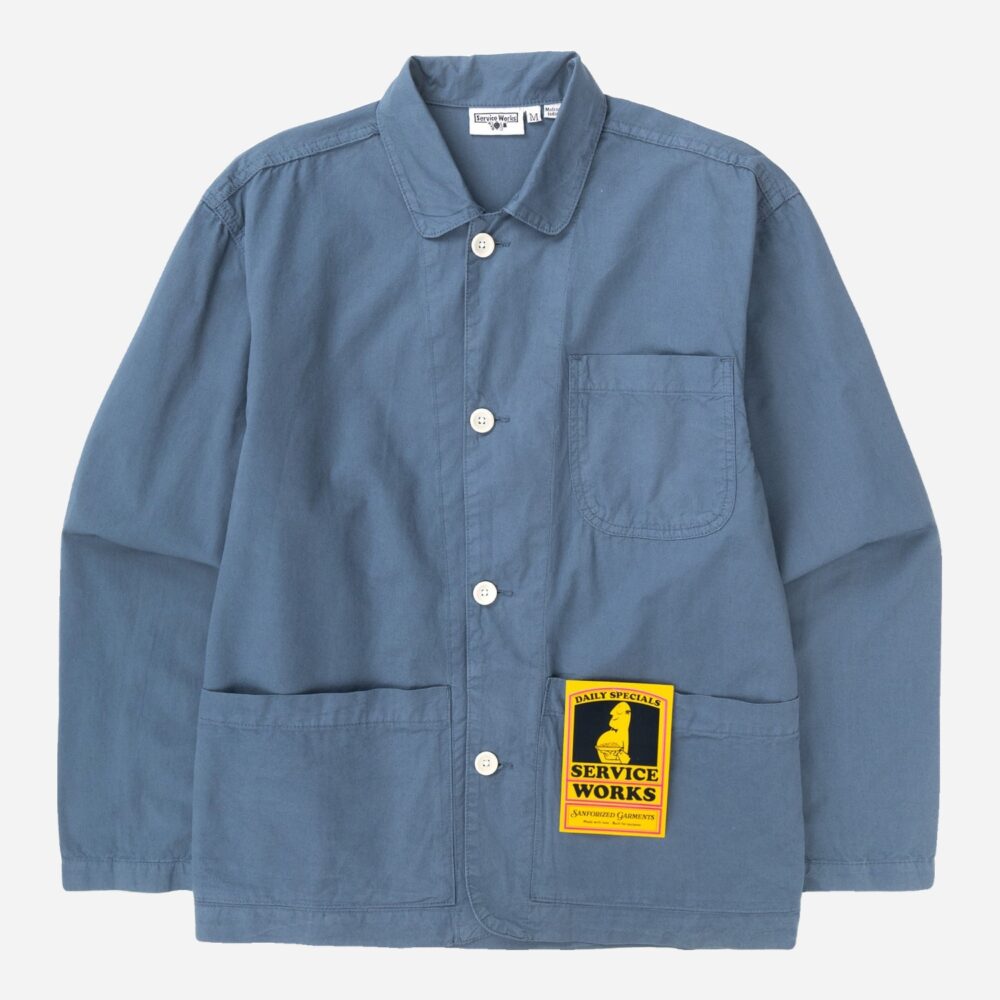 Service Works Tech Twill Easy Chef Shirt - Slate Service Works Tech Twill Easy Chef Shirt - Slate