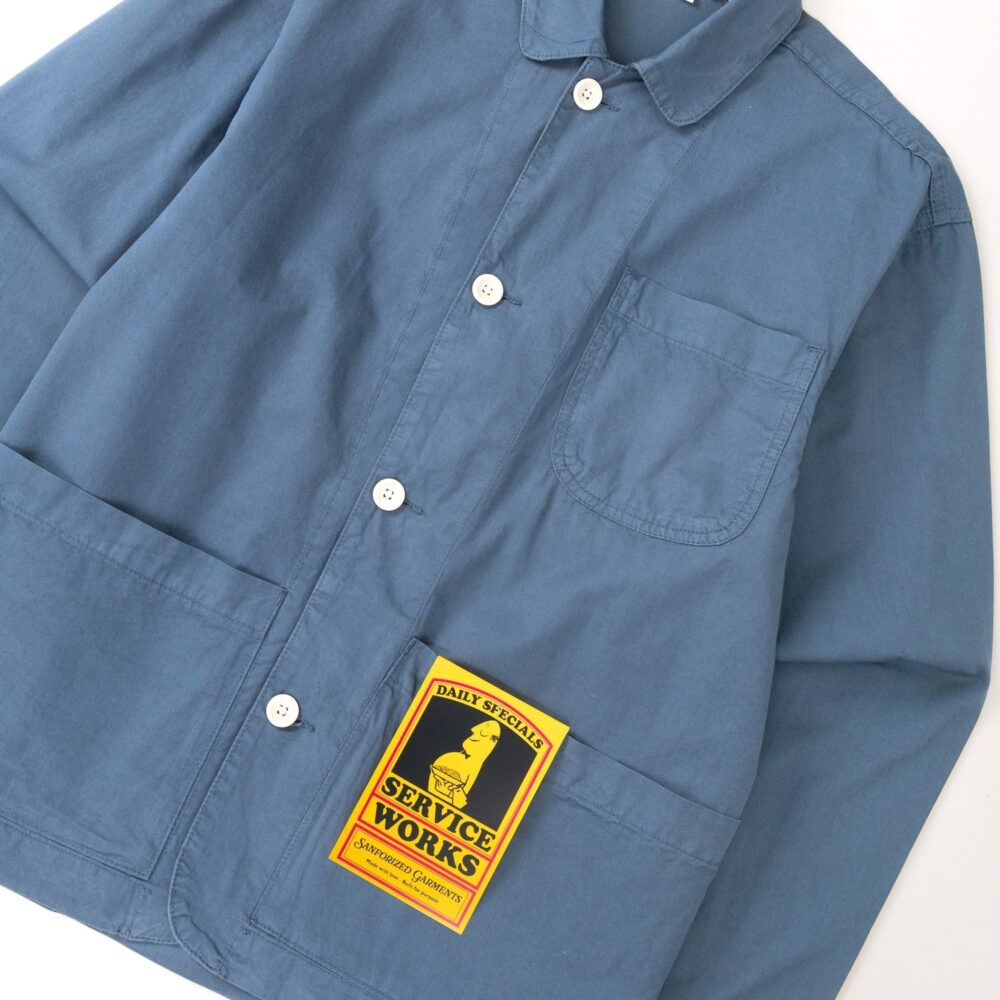 Service Works Tech Twill Easy Chef Shirt - Slate Service Works Tech Twill Easy Chef Shirt - Slate