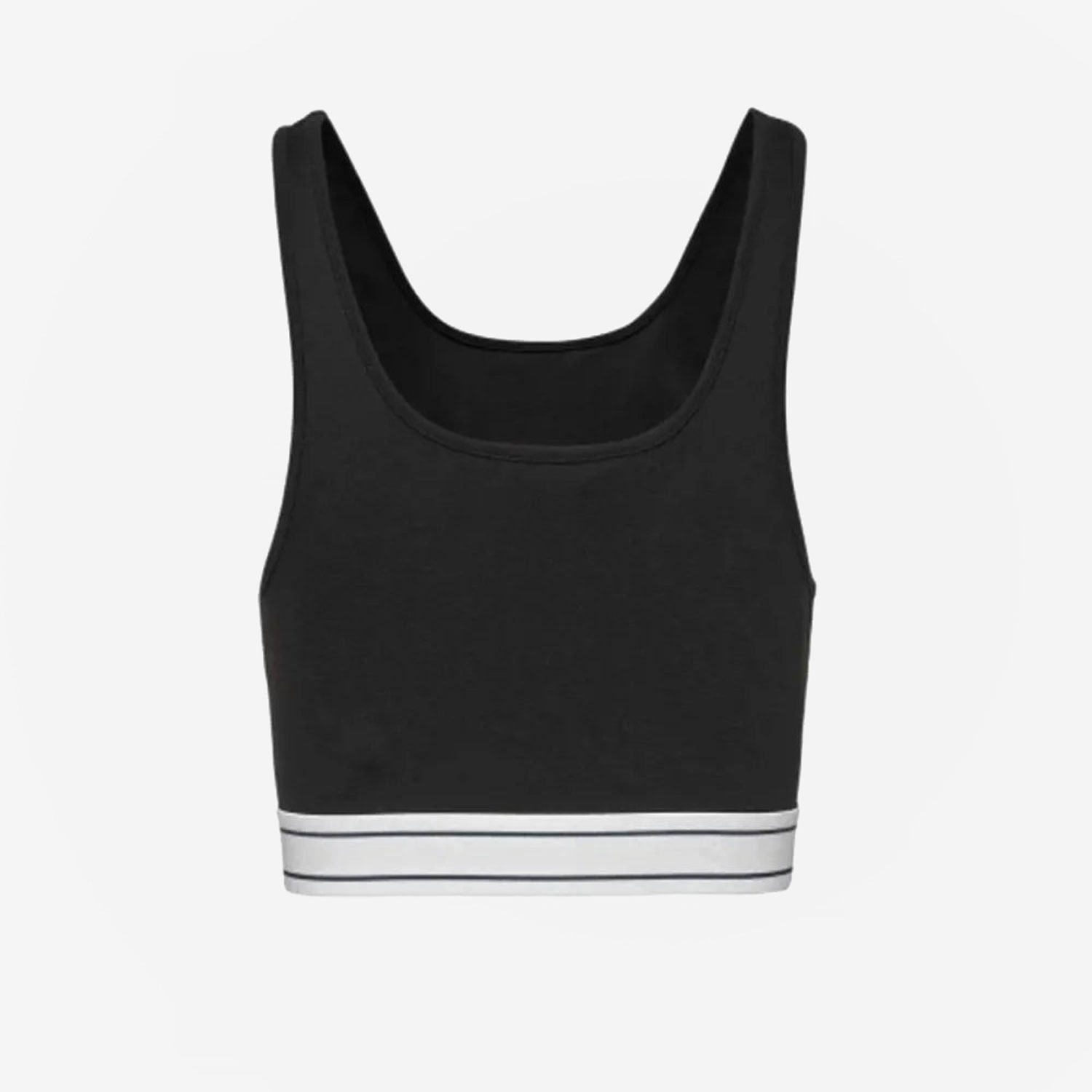 Tommy Jeans Women's Logo Taping Crop Top - Black