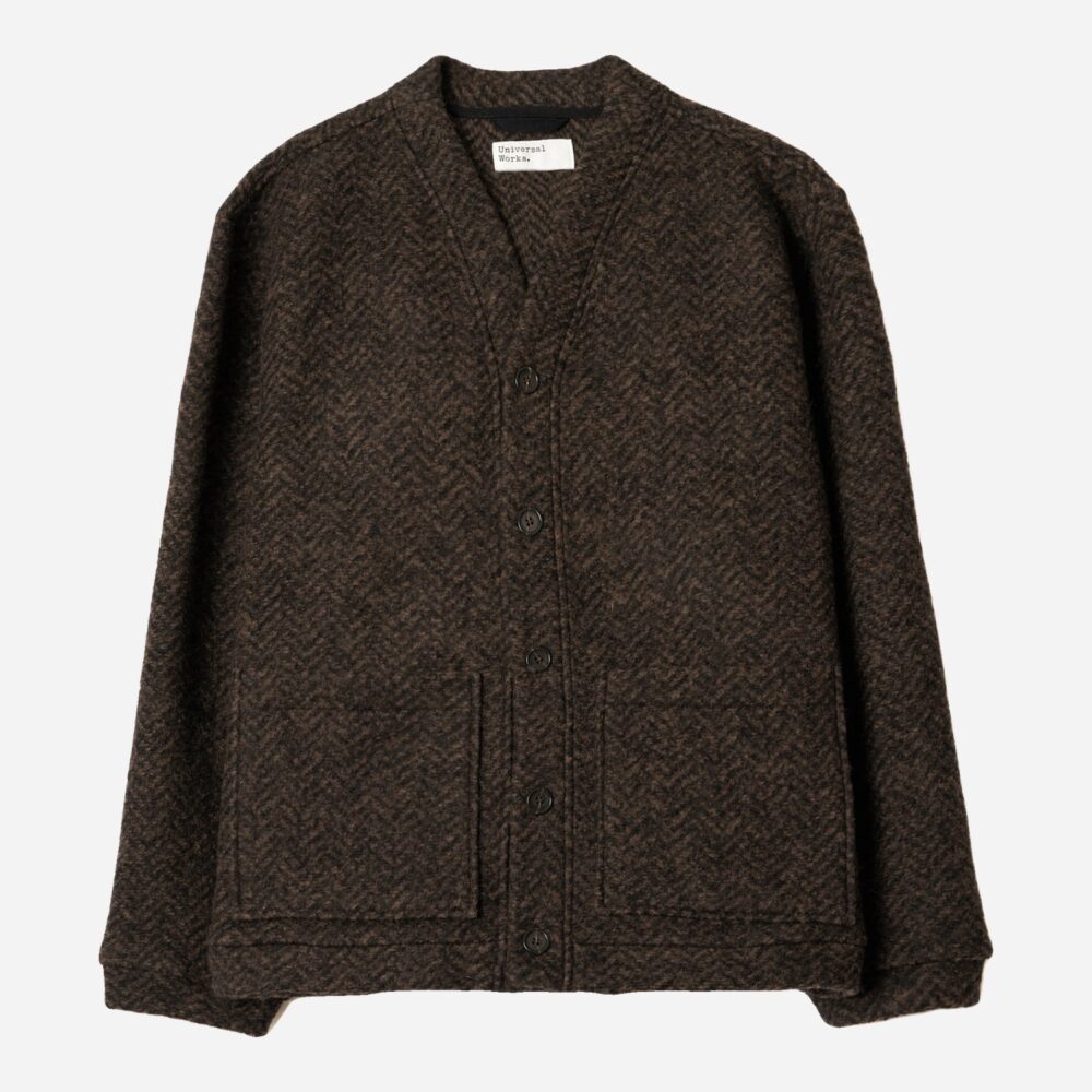 Universal Works Advance Cardigan - Brown