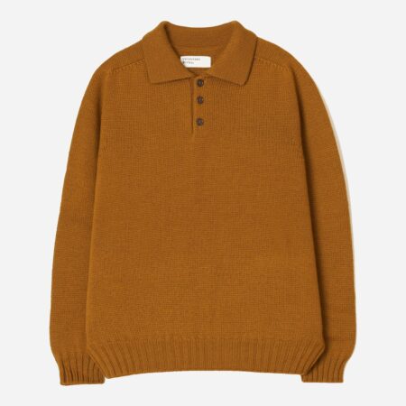 Universal Works Curtis Sweater - Gold Universal Works Curtis Sweater - Gold