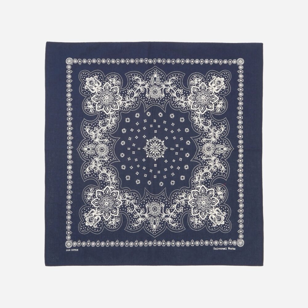 Universal Works Neckerchief - Navy Universal Works Neckerchief - Navy