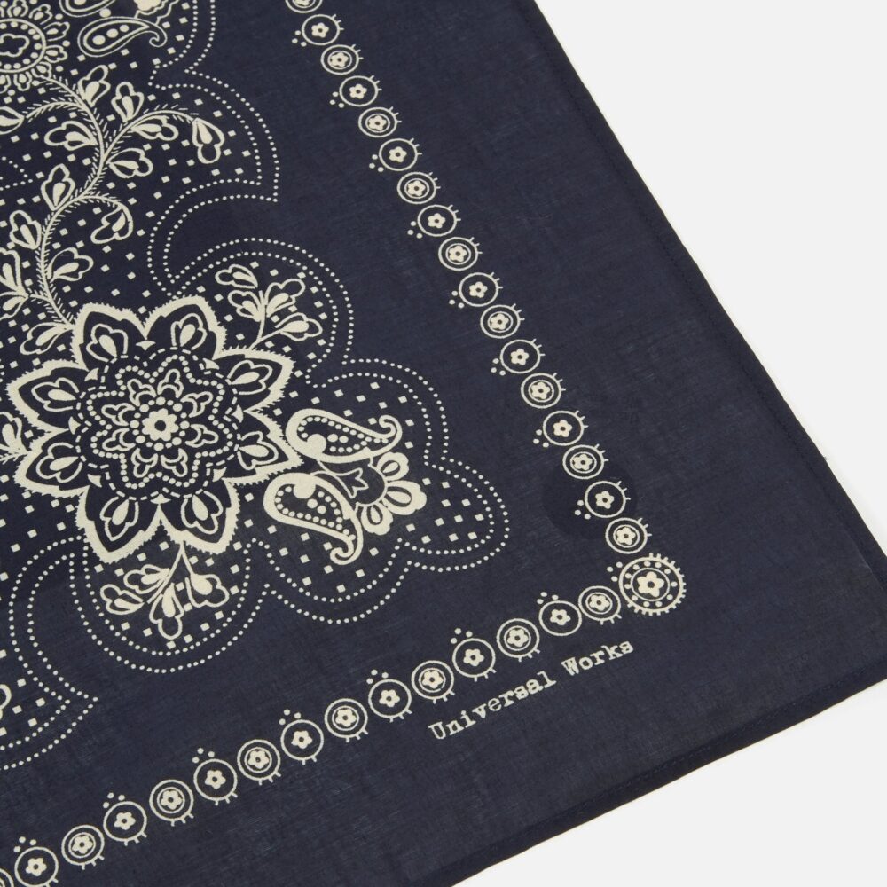 Universal Works Neckerchief - Navy Universal Works Neckerchief - Navy