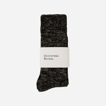 Universal Works Slub Sock - Charcoal Universal Works Slub Sock - Charcoal