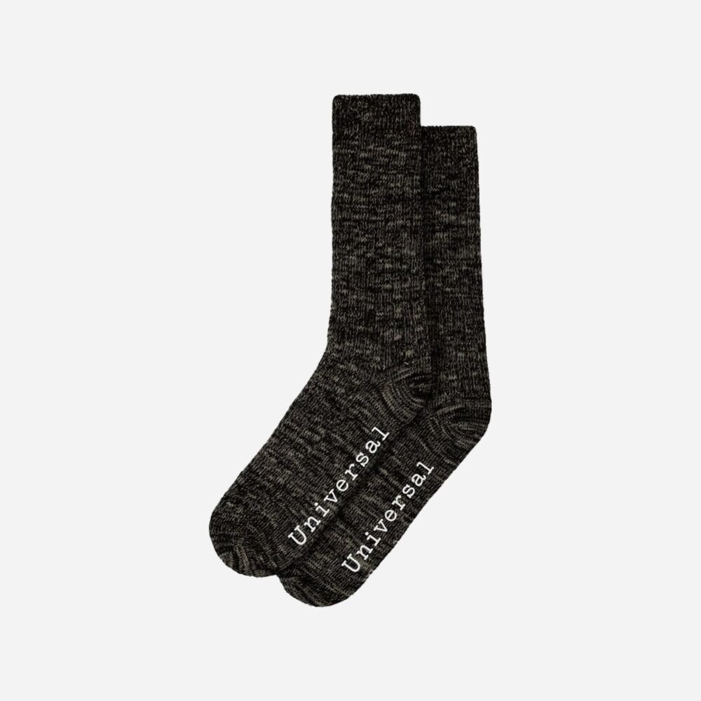 Universal Works Slub Sock - Charcoal