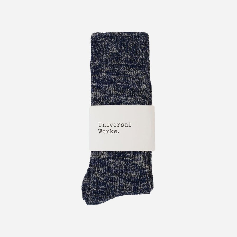 Universal Works Slub Sock - Dark Navy Universal Works Slub Sock - Dark Navy