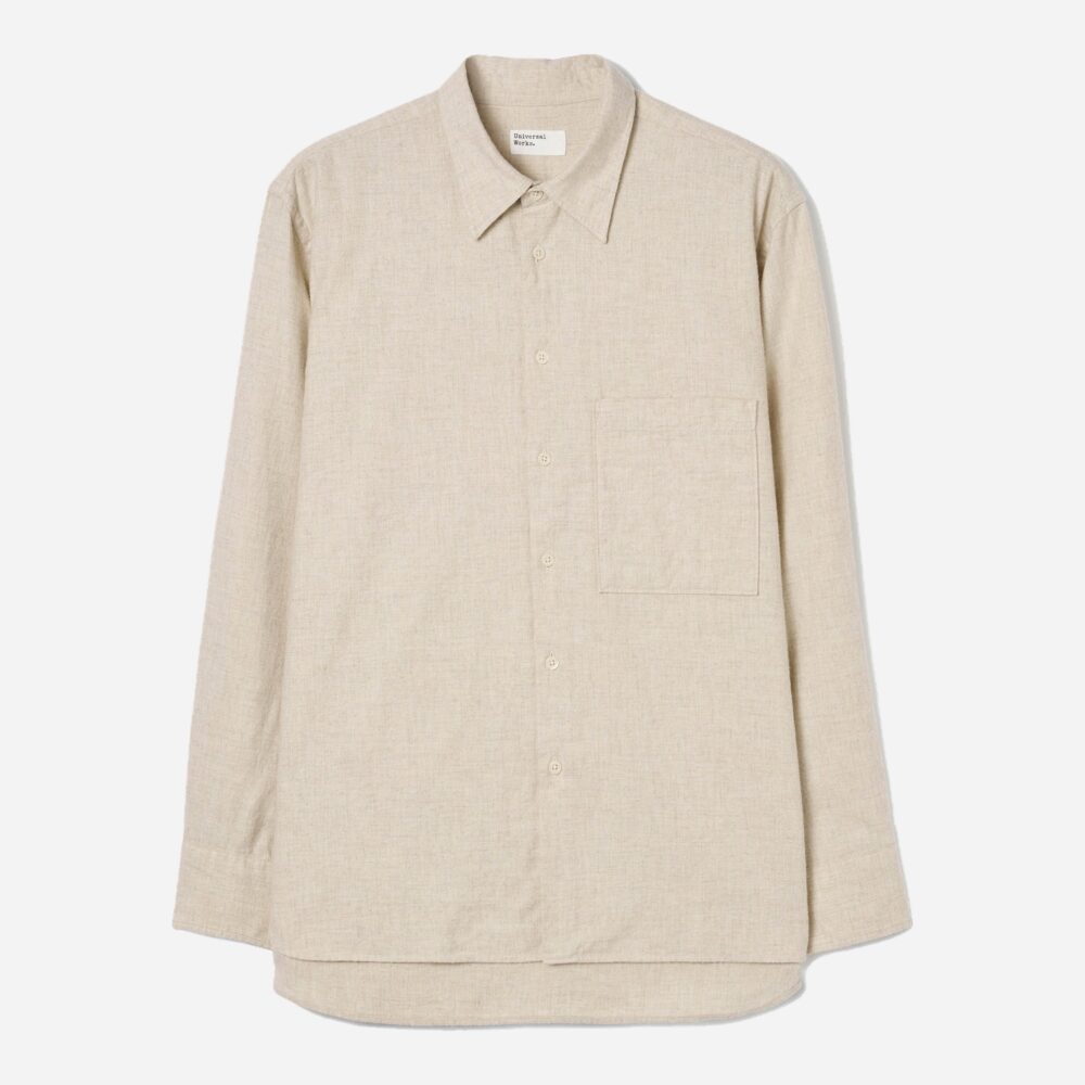 Universal Works Square Pocket Shirt - Ecru