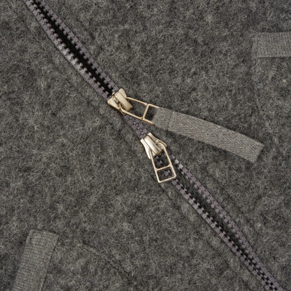 Universal Works Zip Waistcoat - Grey Marl