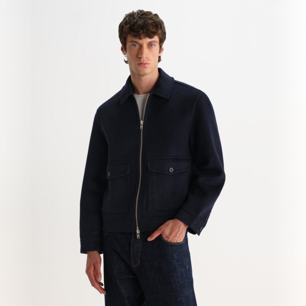 Wax London Hamblin Jacket - Navy