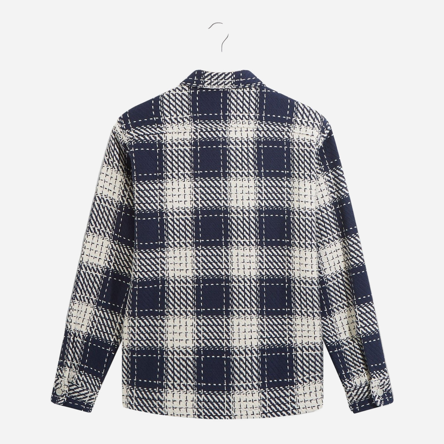 Wax London Whiting Overshirt - Marine