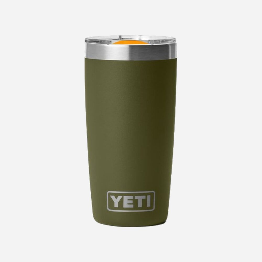 YETI Rambler 10 Oz Tumbler - Olive/King Crab Orange YETI Rambler 10 Oz Tumbler - Olive/King Crab Orange