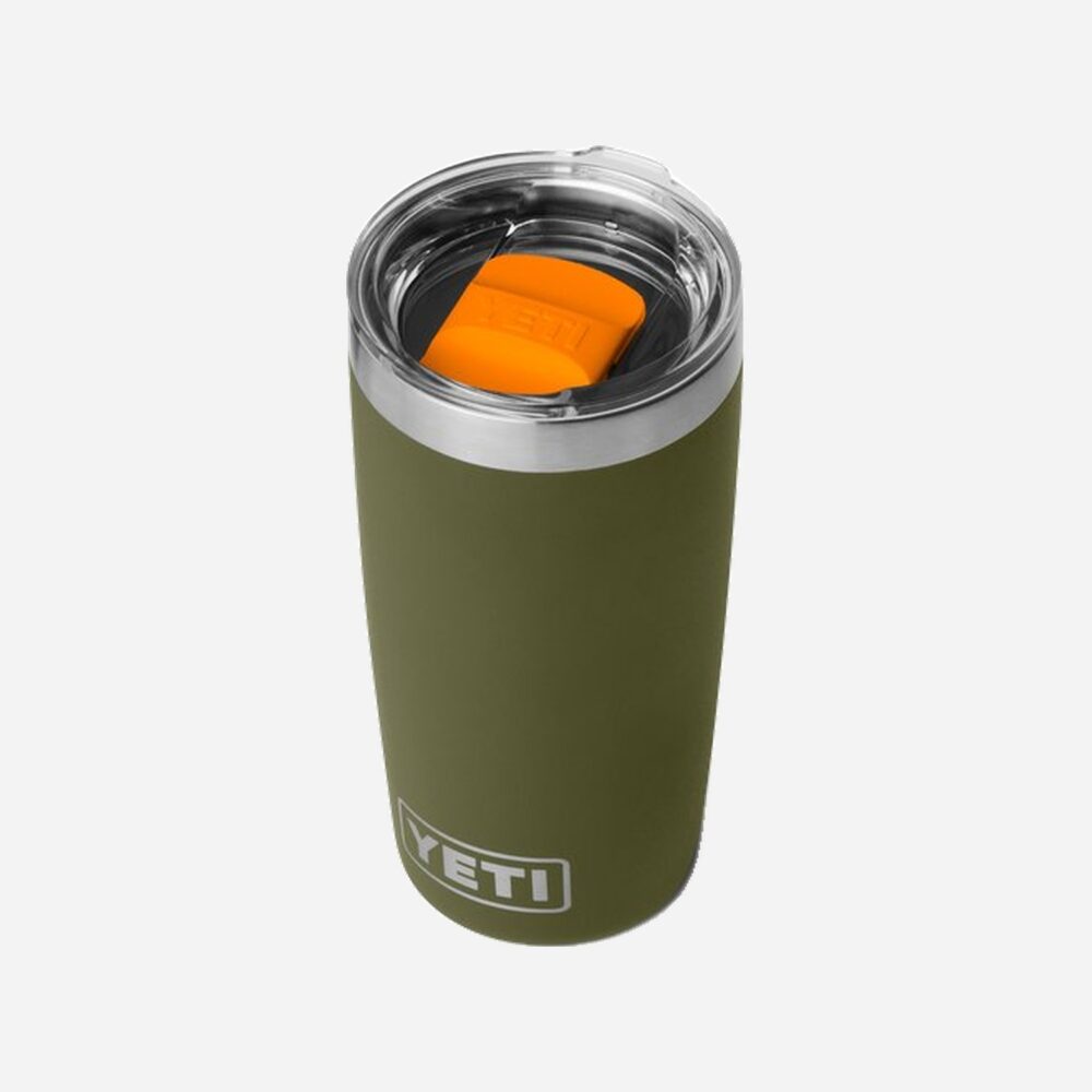 YETI Rambler 10 Oz Tumbler - Olive/King Crab Orange YETI Rambler 10 Oz Tumbler - Olive/King Crab Orange