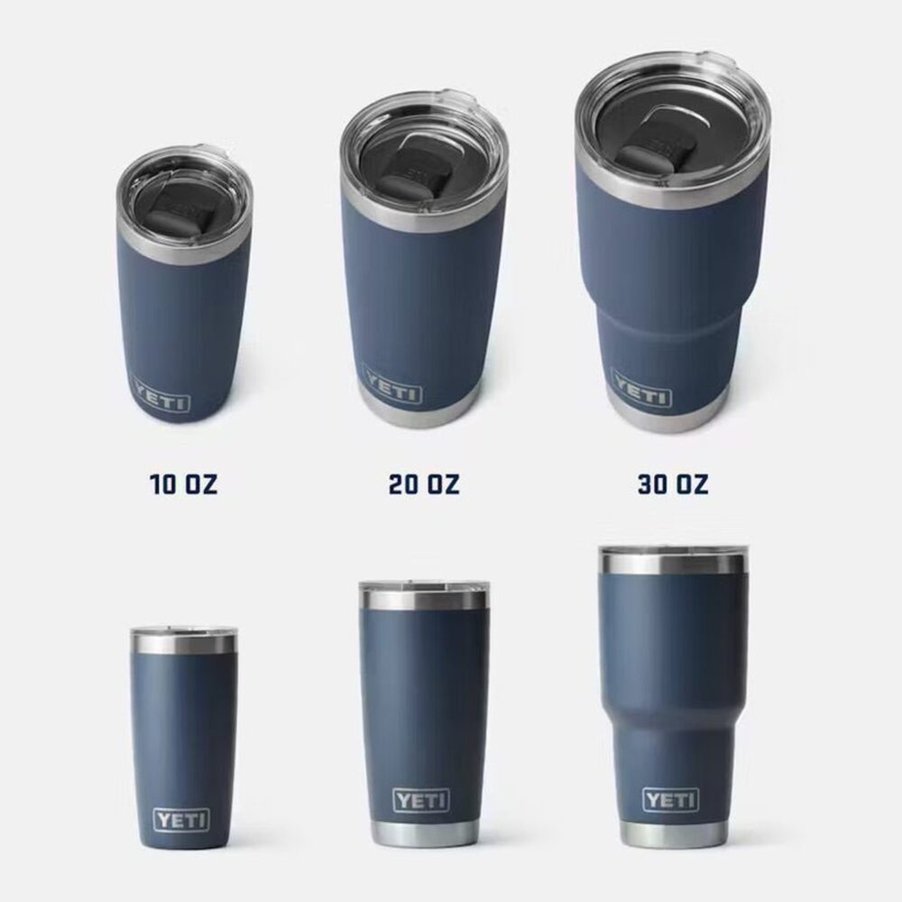 YETI Rambler 10 Oz Tumbler - Olive/King Crab Orange