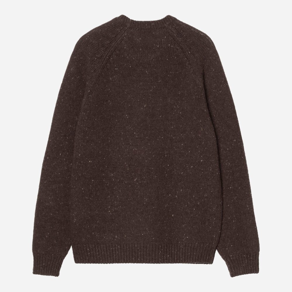 Carhartt WIP Anglistic Knitted Sweater - Speckled Tobacco Carhartt WIP Anglistic Knitted Sweater - Speckled Tobacco