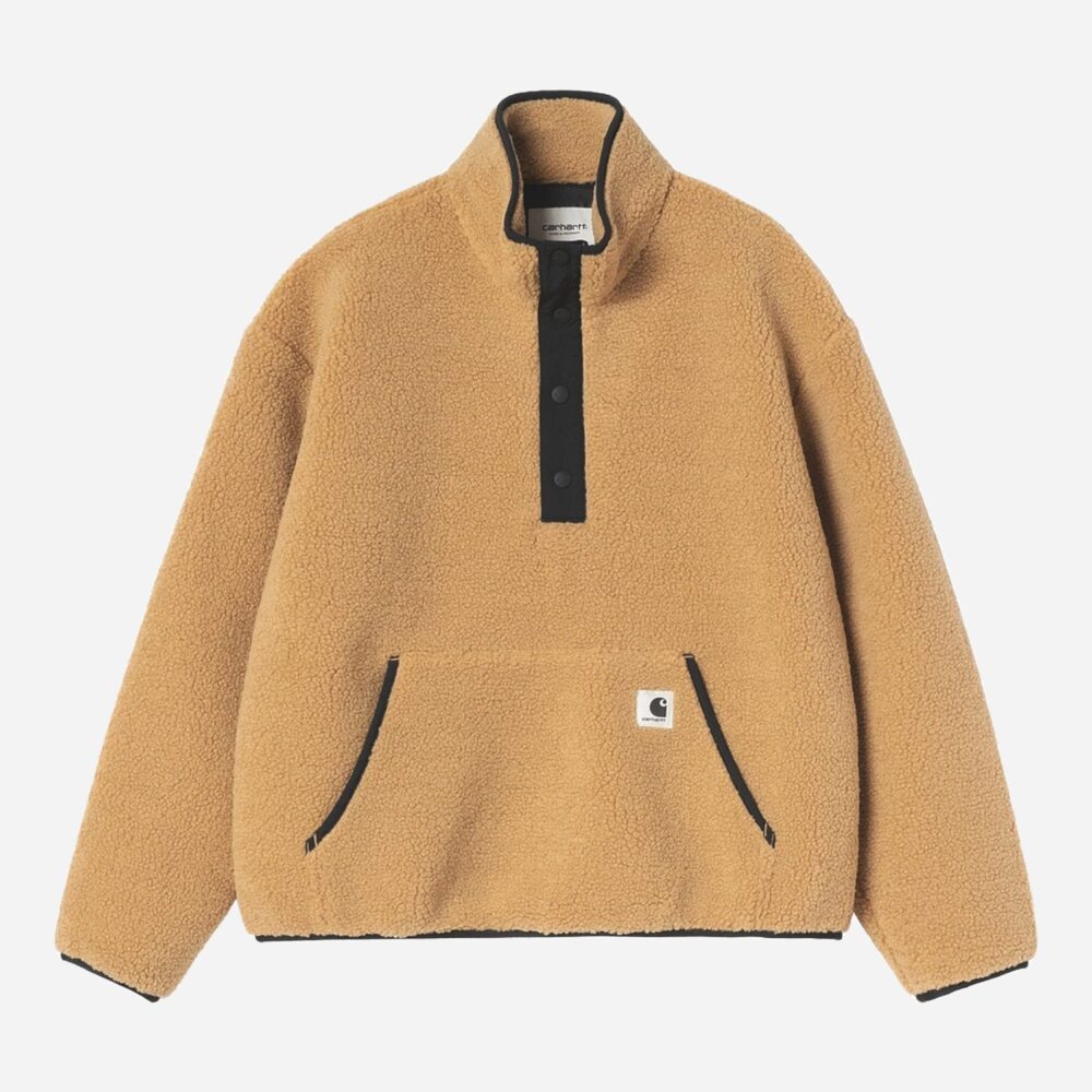 Carhartt WIP Women's Elliot High Neck Fleece Liner - WIP Dusty Hamilton/Black