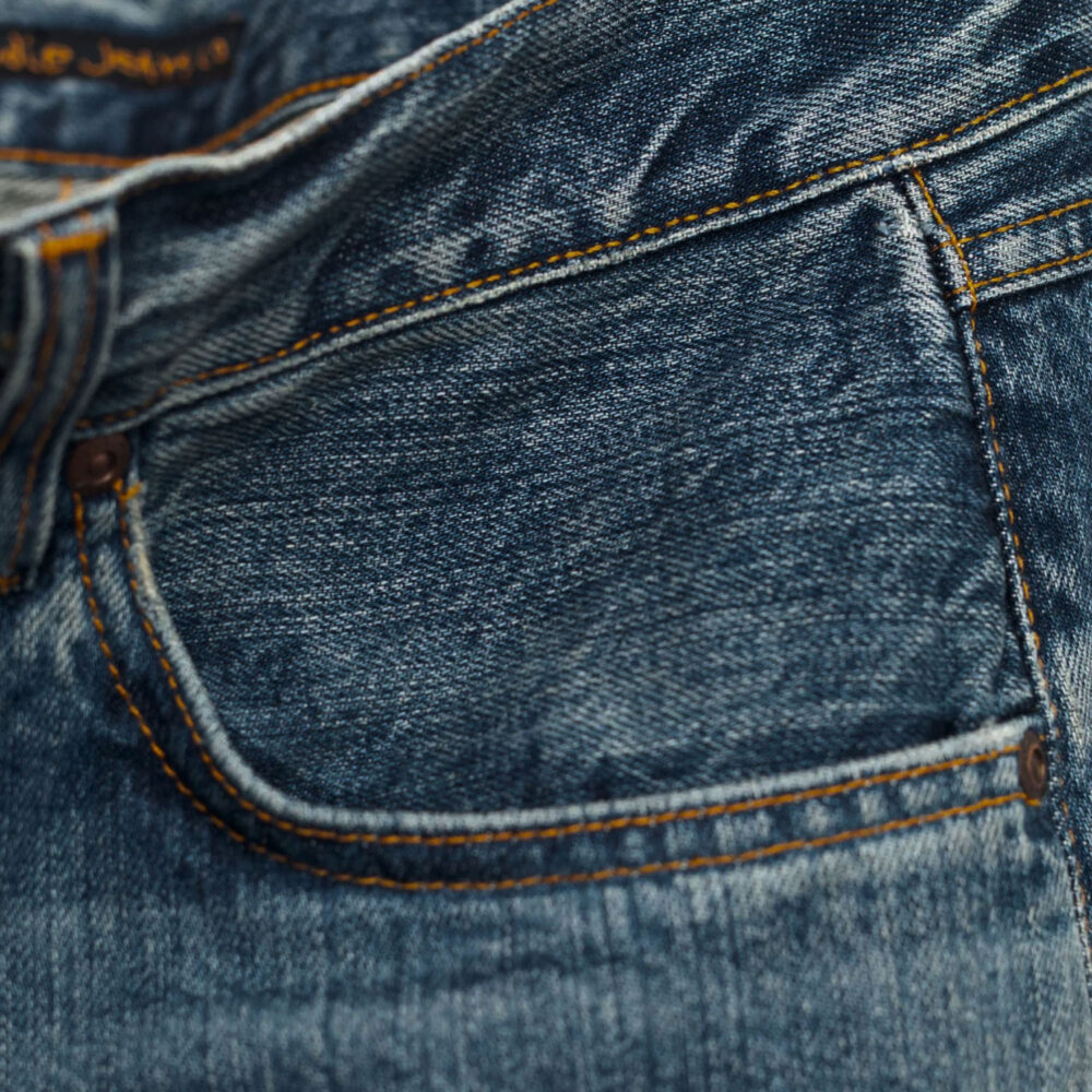 Nudie Rad Rufus Regular Straight Fit Jean - Lineage Tracks Nudie Rad Rufus Regular Straight Fit Jean - Lineage Tracks