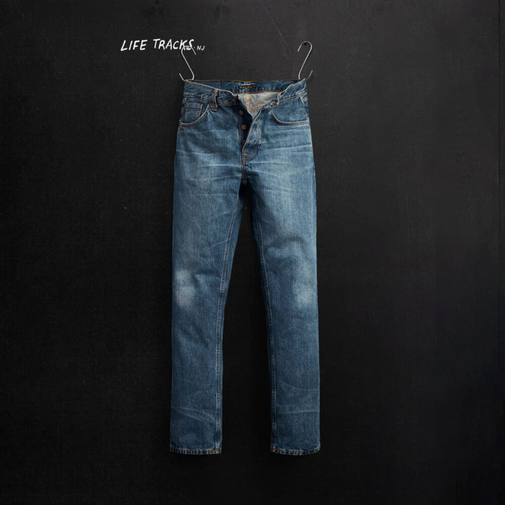 Nudie Rad Rufus Regular Straight Fit Jean - Lineage Tracks Nudie Rad Rufus Regular Straight Fit Jean - Lineage Tracks