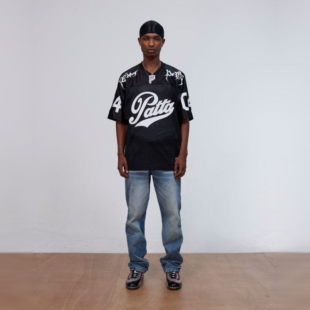 Patta American Football Jersey - Black