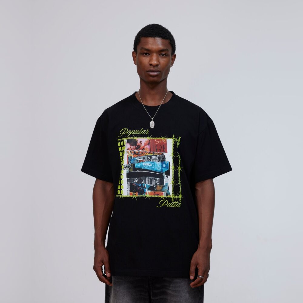 Patta Collage Tee - Black