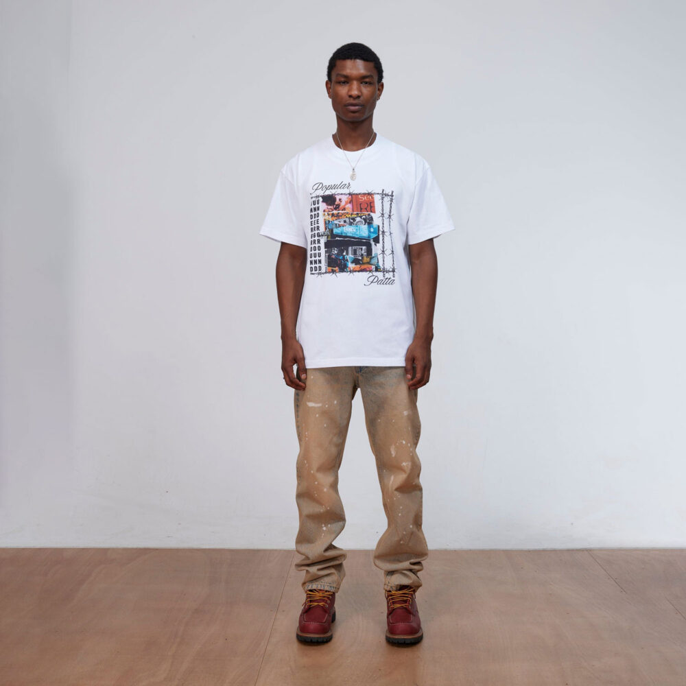 Patta Collage Tee - White