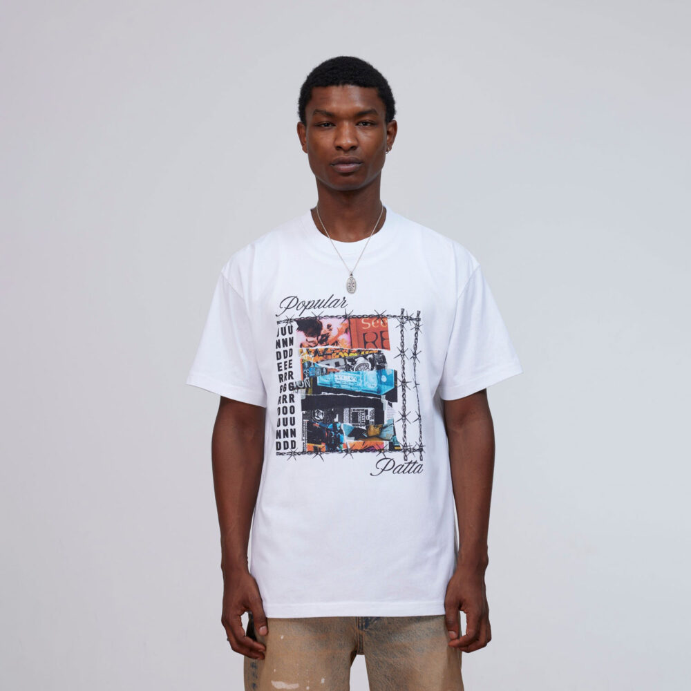 Patta Collage Tee - White