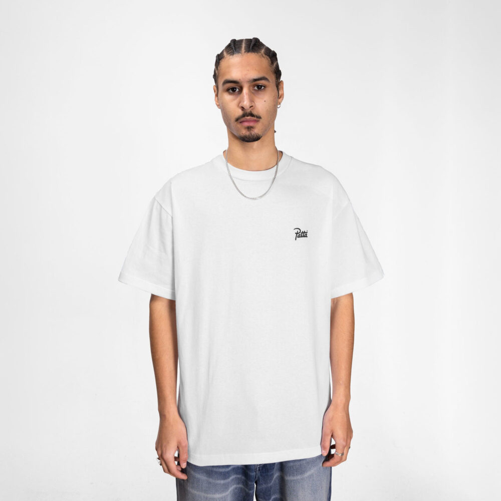 Patta Script Logo Tee - White
