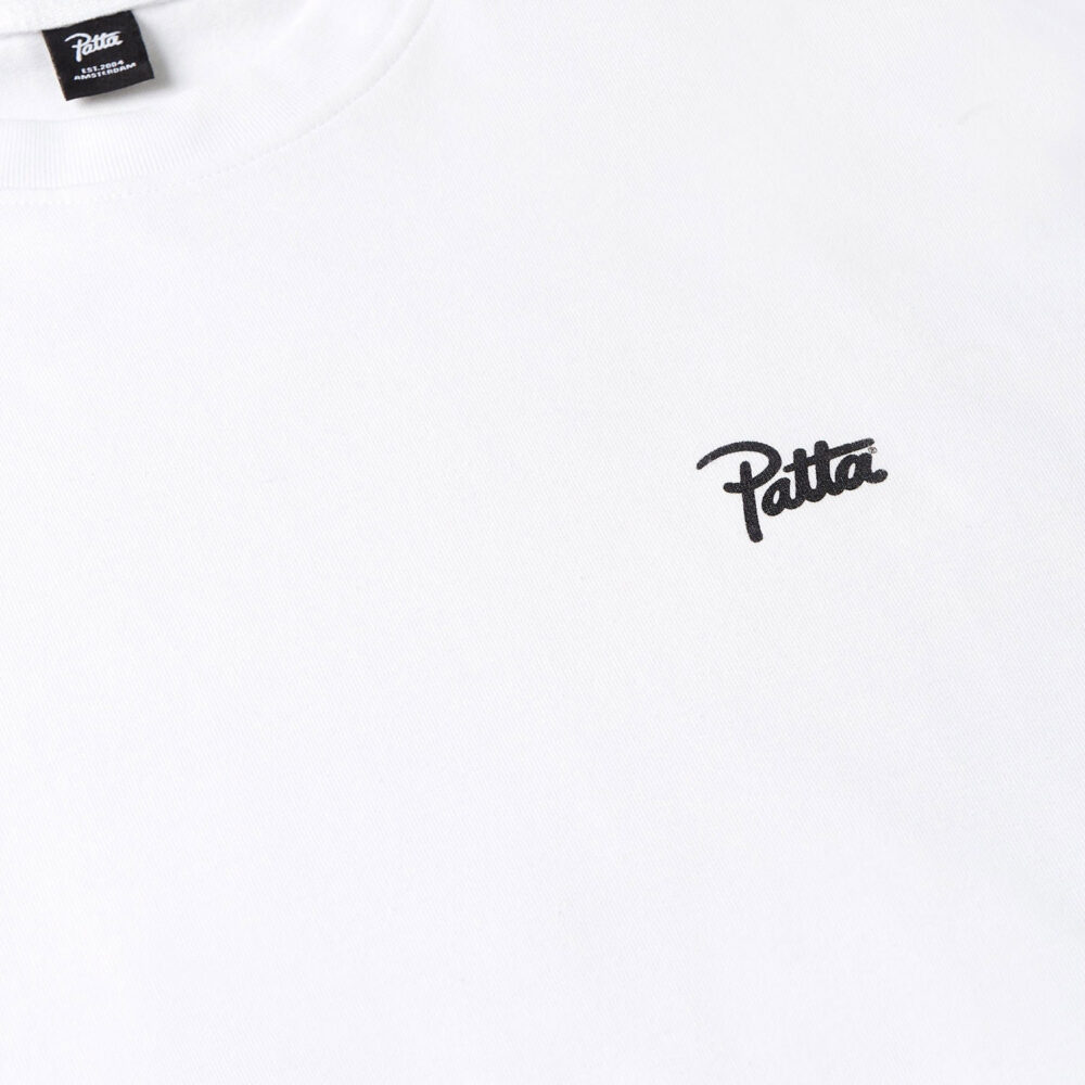 Patta Script Logo Tee - White