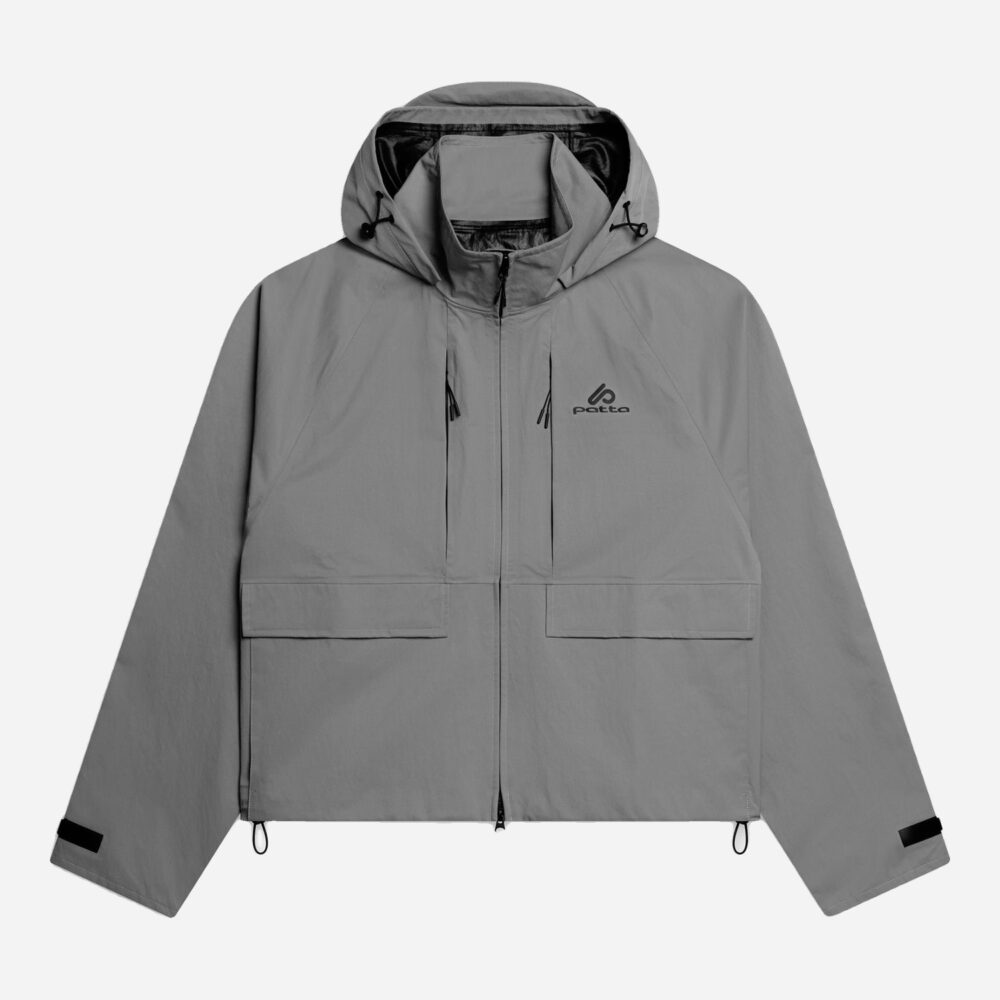 Patta Technical Hiking Jacket - Brushed Nickle
