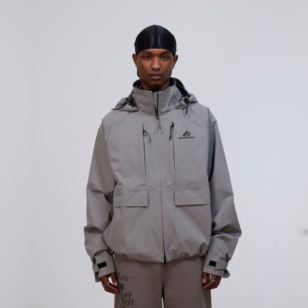 Patta Technical Hiking Jacket - Brushed Nickle