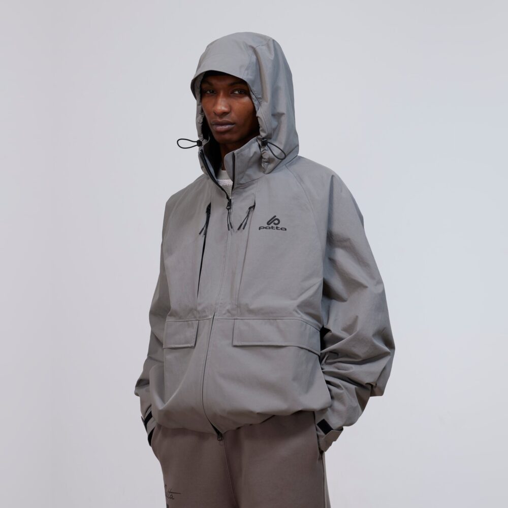 Patta Technical Hiking Jacket - Brushed Nickle