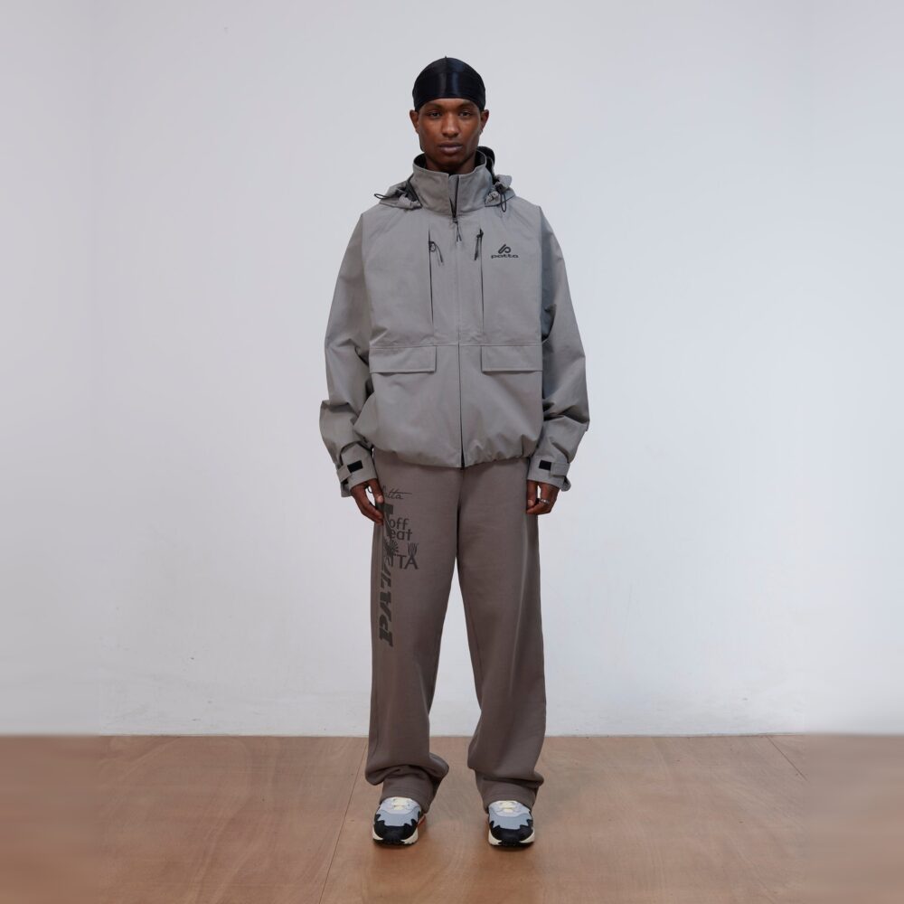 Patta Technical Hiking Jacket - Brushed Nickle