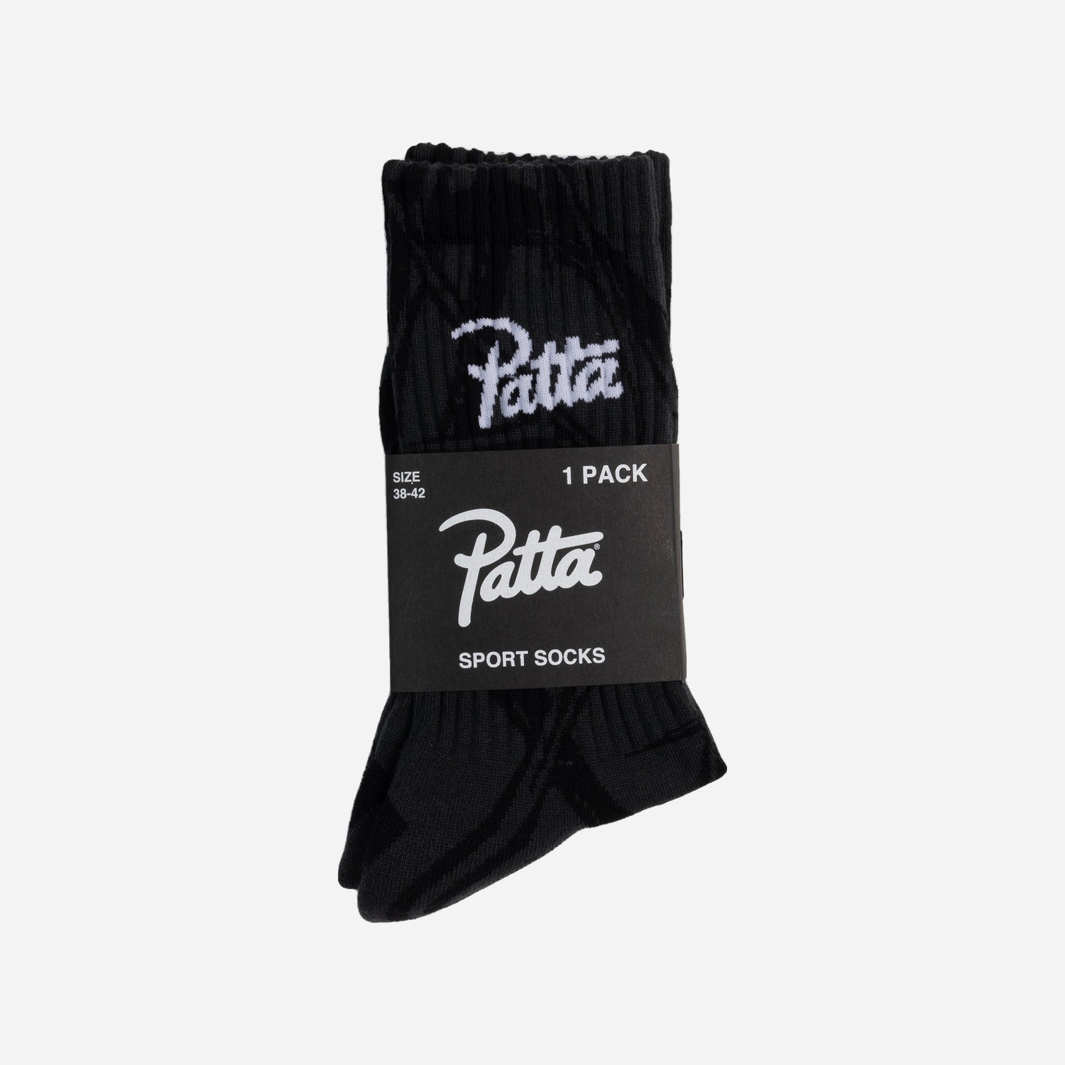Patta Thorns Sock - Grey Pinstripe