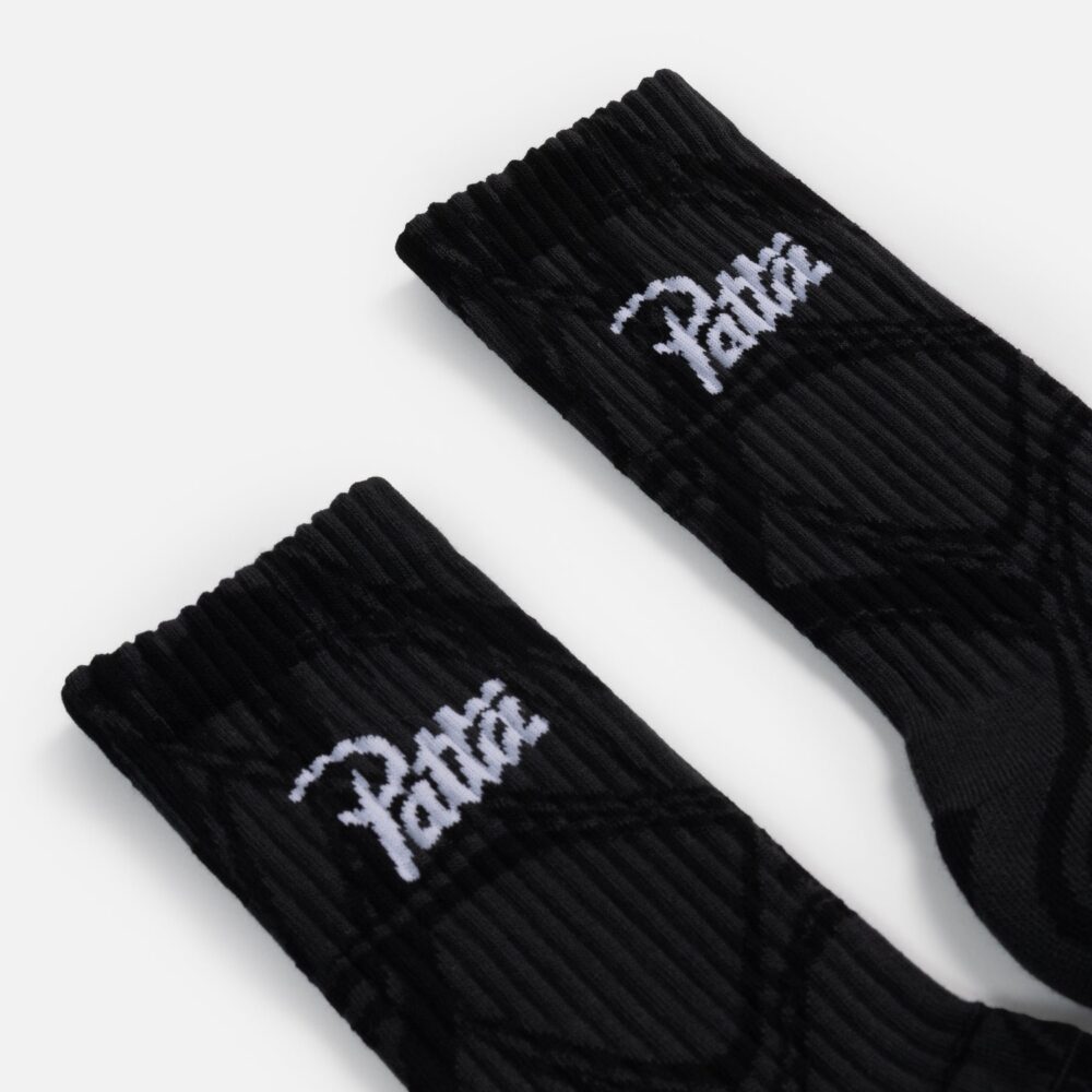 Patta Thorns Sock - Grey Pinstripe Patta Thorns Sock - Grey Pinstripe