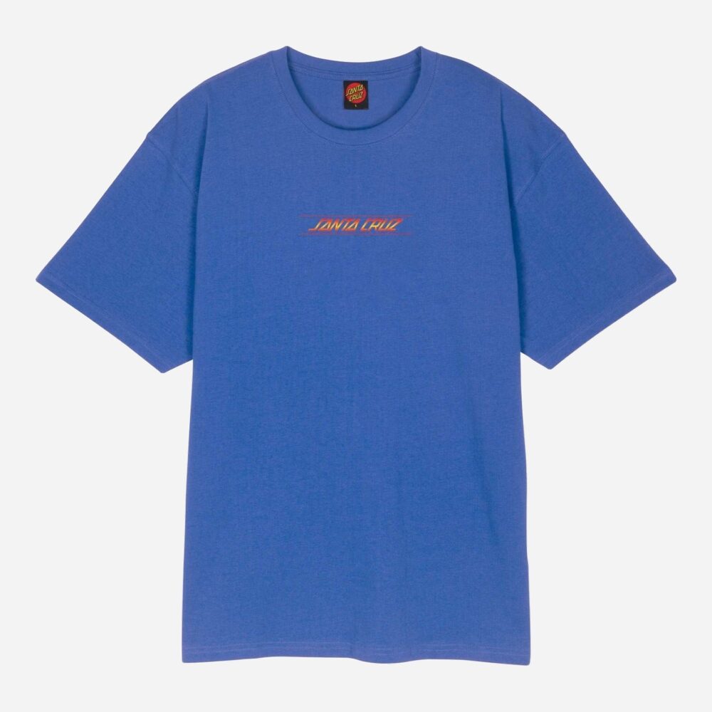 Santa Cruz Classic Fade Strip Centre Tee - Sapphire