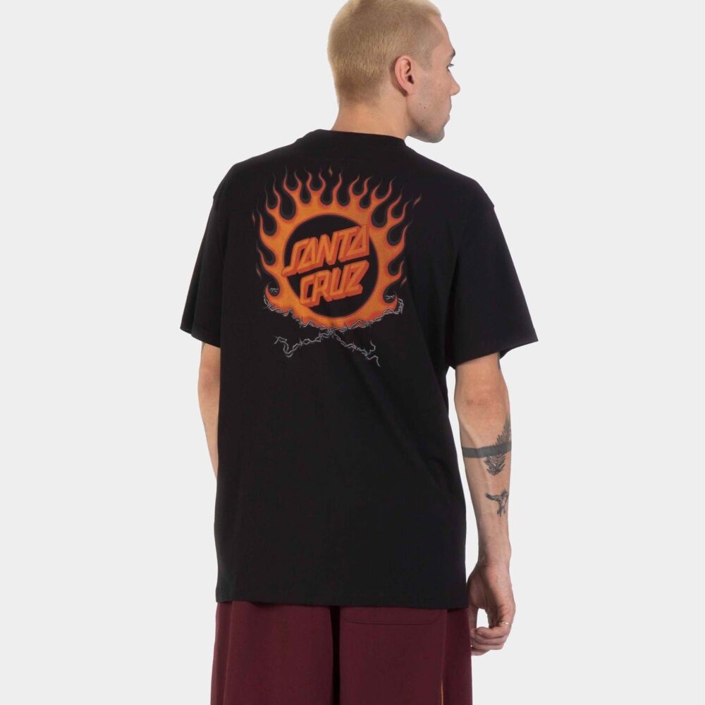 Santa Cruz Forging Dot Tee - Black